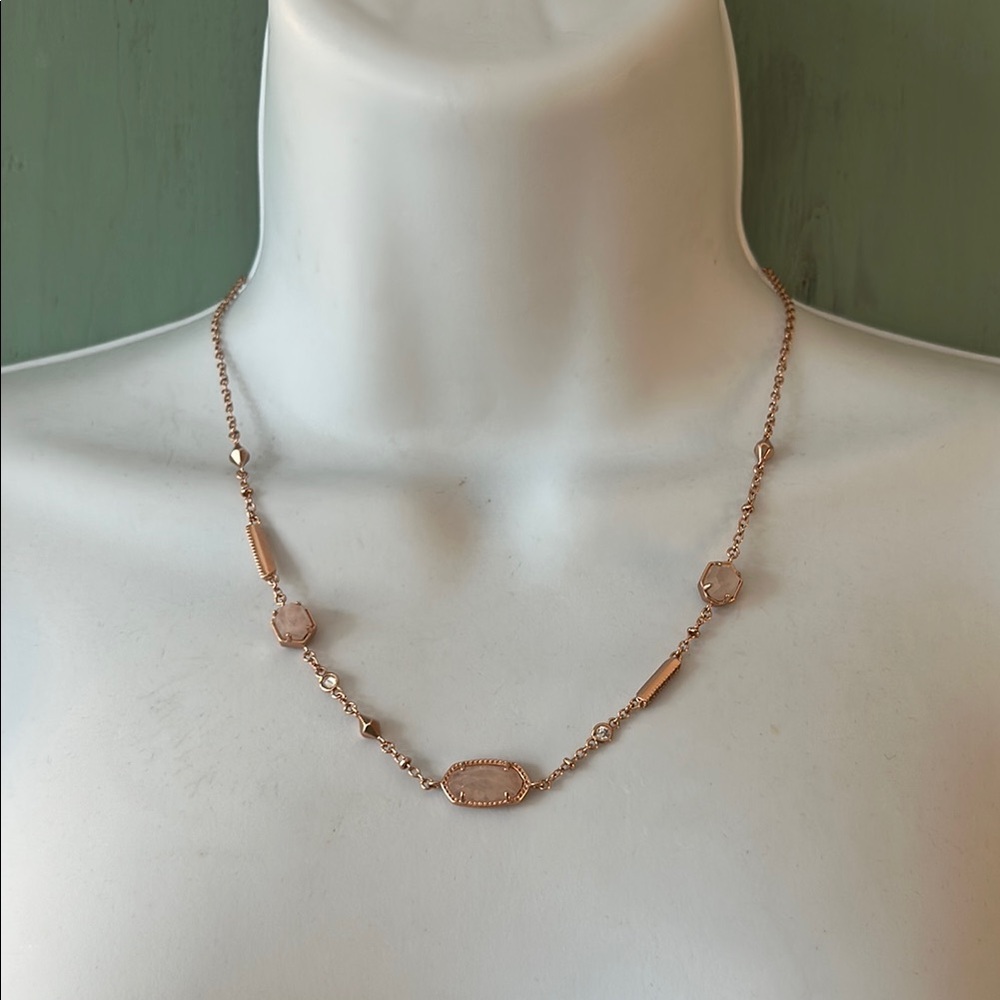 Kendra Scott Gold Necklace Delicate Natural Design